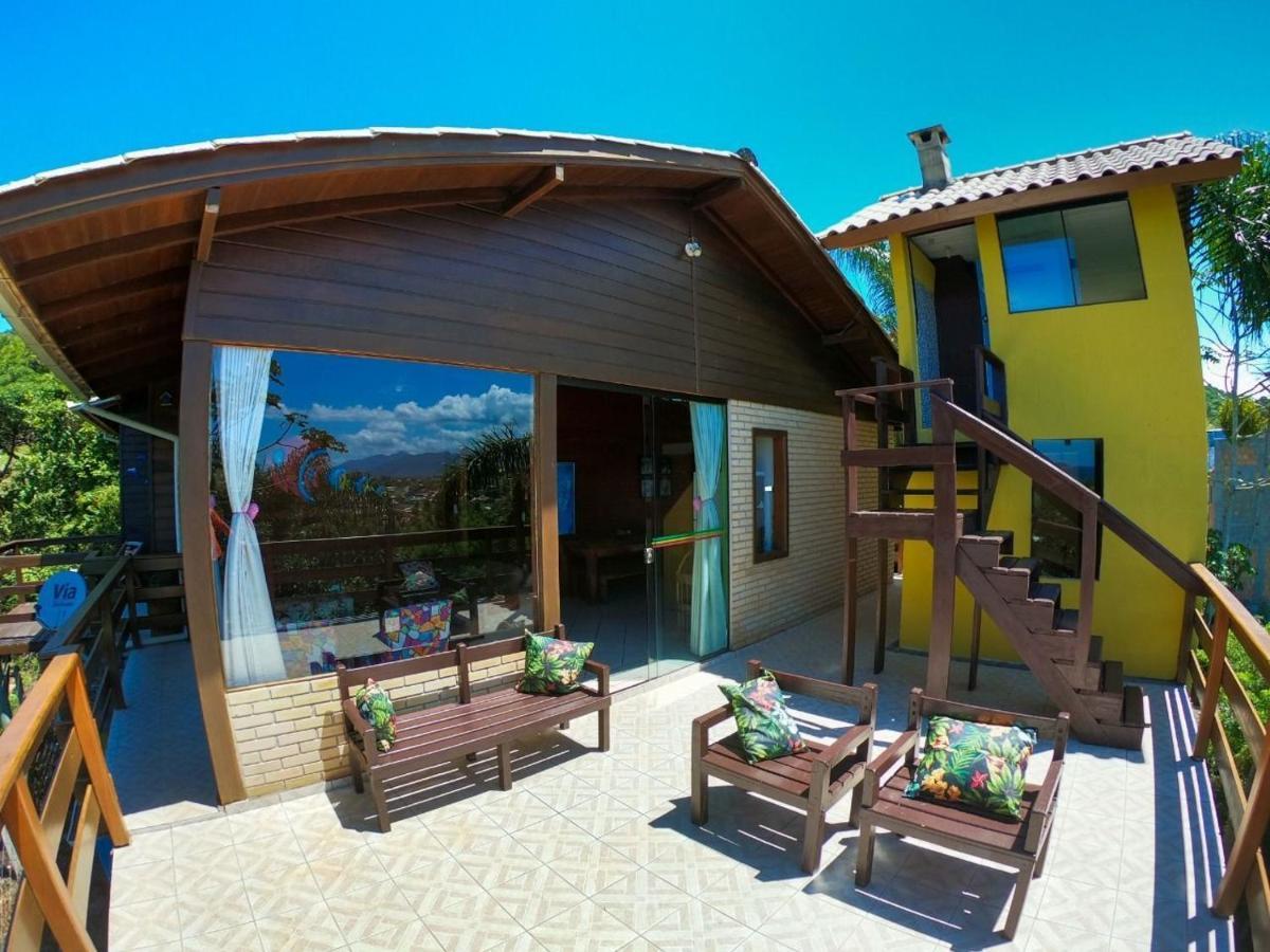 Casa Vista Privilegiada: Piscina E Conforto Garopaba Eksteriør bilde